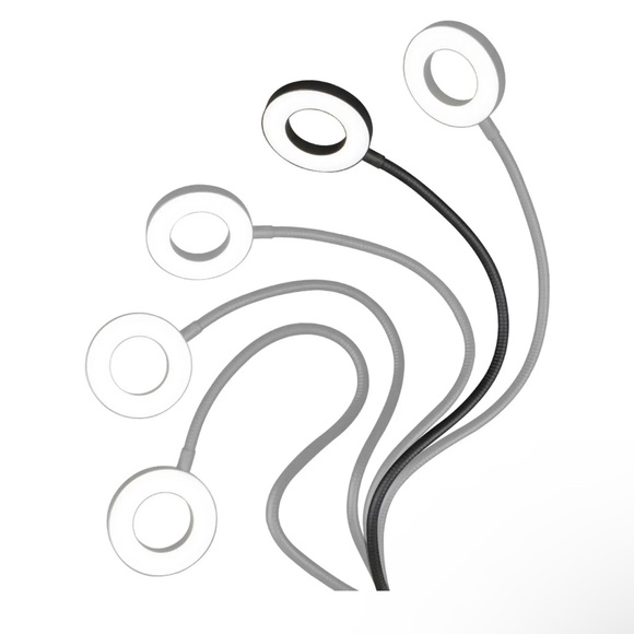 OttLite - Capture Clip-On LED Ring Light - White - Picture 4 of 5